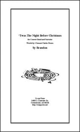 Twas the Night Before Christmas Concert Band sheet music cover